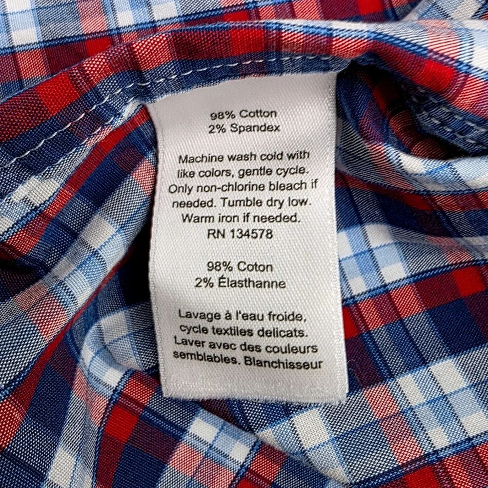 Vineyard Vines by‎ Shep & Ian Classic Fit Whale Shirt Red White Blue Size M